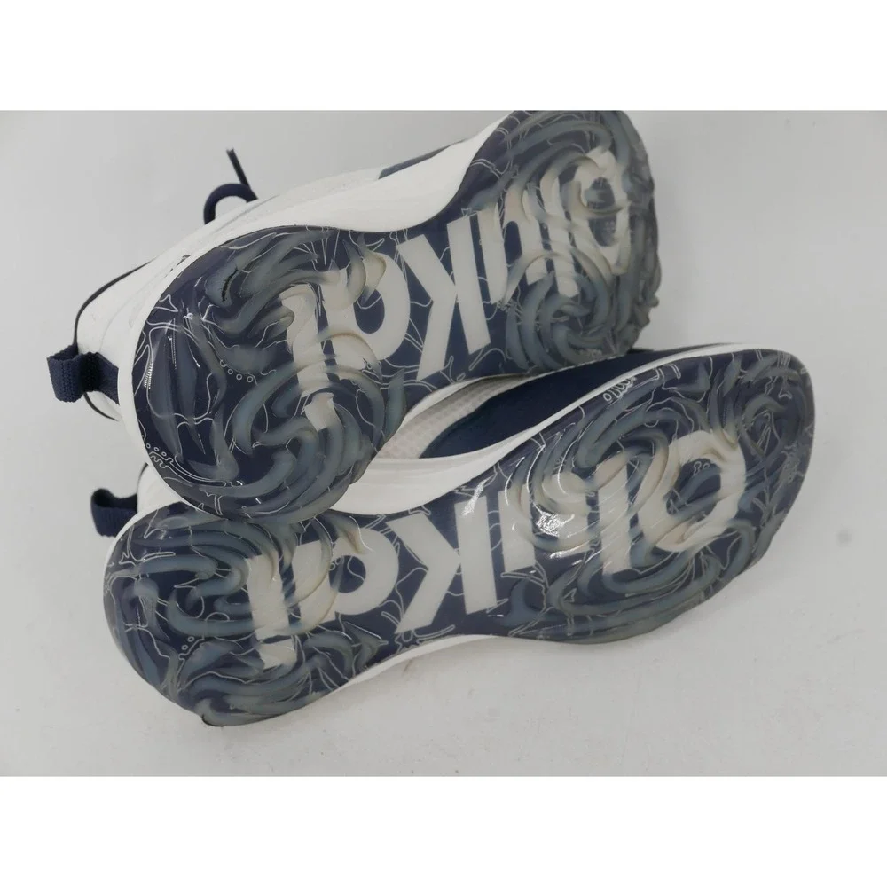 OluKai Makena Shoes White Navy Mesh Lace Up Athletic Sneakers Women's Size 7